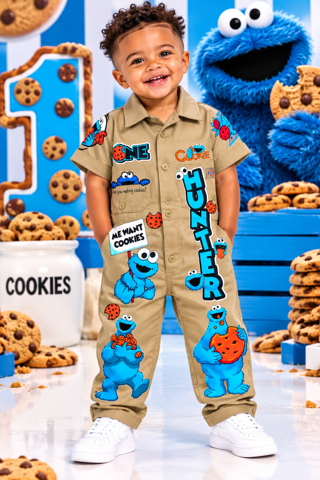 Cookie Monster Coveralls