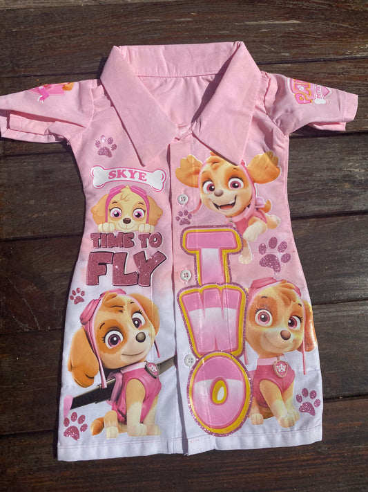 Skye Paw Patrol Dickie Dress