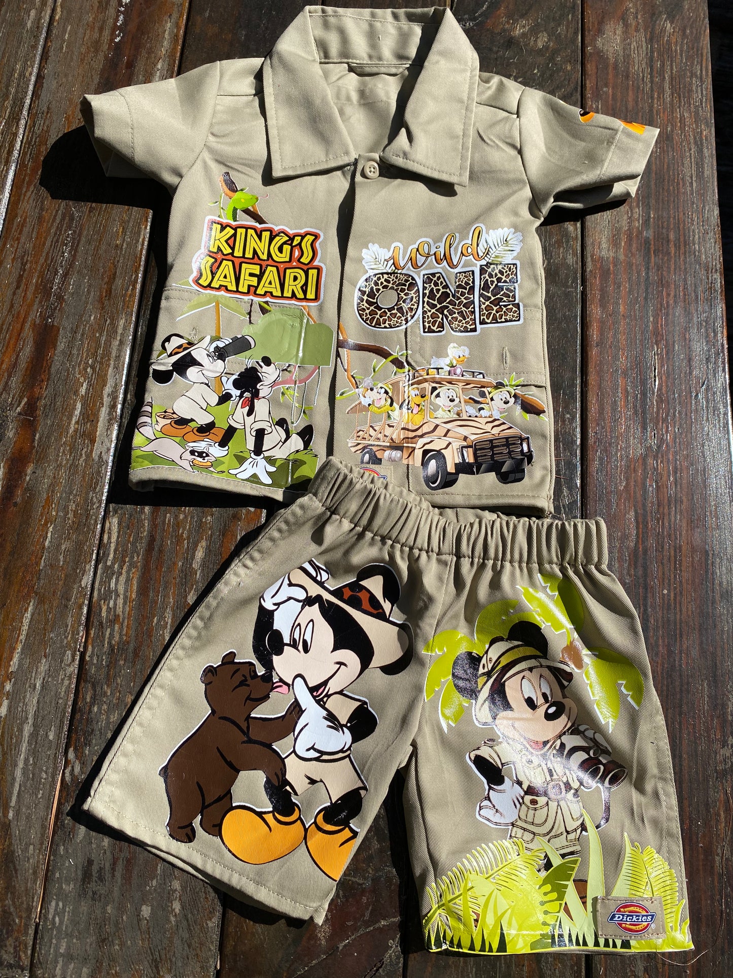 Safari Mickie Dickie Short Set