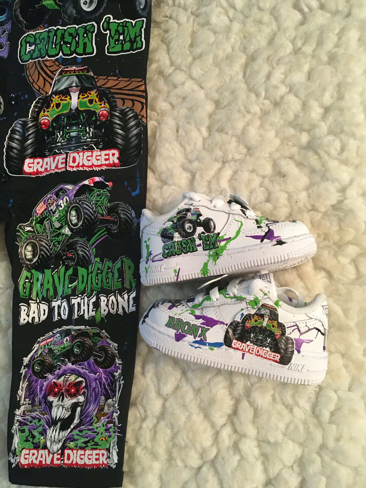 Grave Digger Monster Truck Coverall
